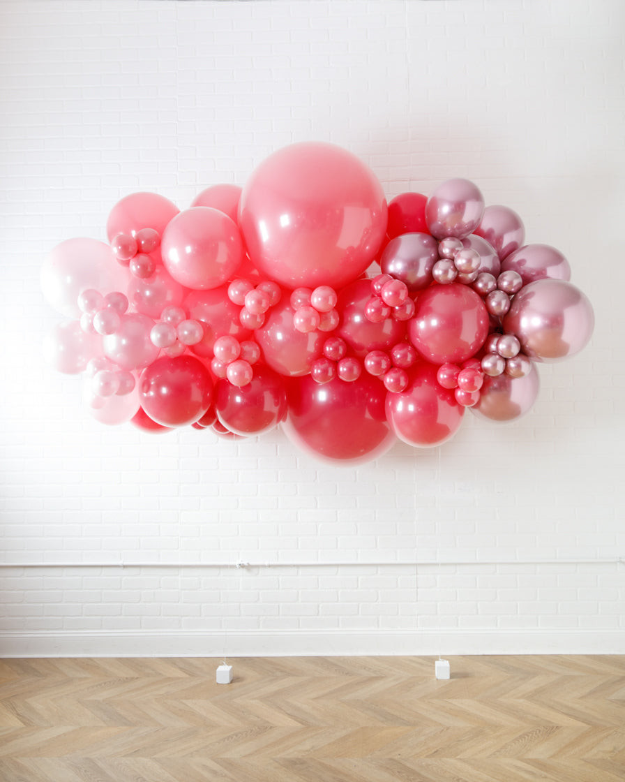 Pretty in Pink - Balloon Backdrop Floating Piece - 6ft