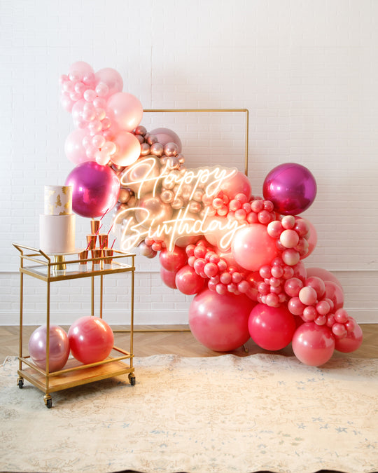 Life In Plastic - 4x6 Frame Install Piece with Neon Sign