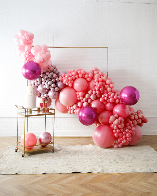 Pretty in Pink - 7x7 Frame Install Piece