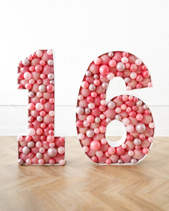 Pretty in Pink - Number Mosaic 4ft