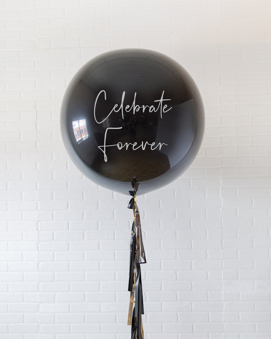 Panther King - Personalized Giant Balloon with Tassel