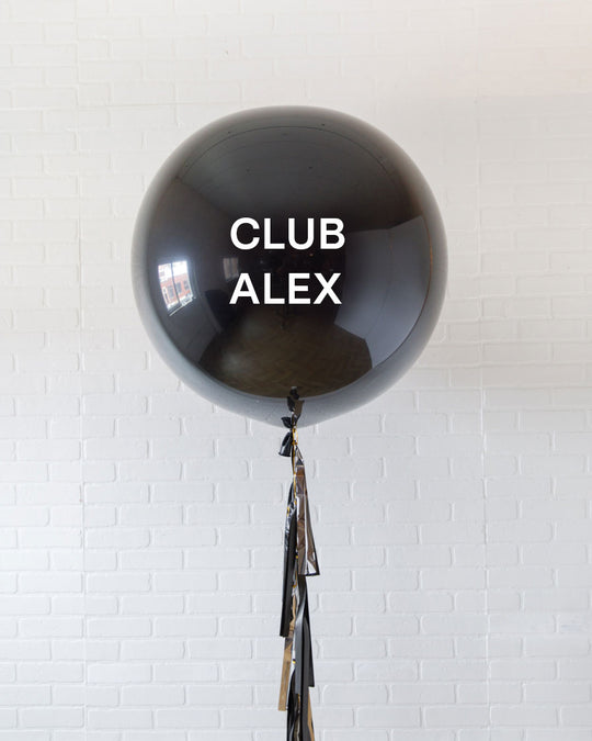 Club Cool - Personalized Giant Balloon with Tassel