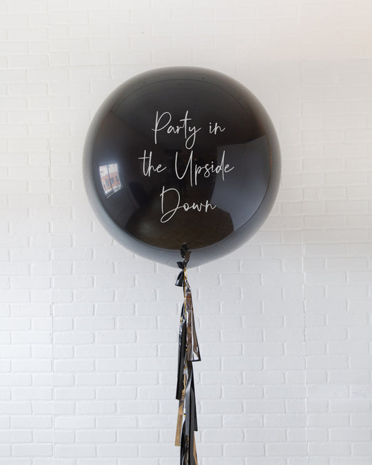 The Upside Down - Personalized Giant Balloon with Tassel