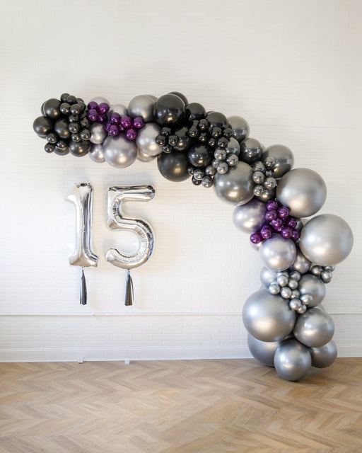 Frozen Theme - Floating Arch with Foil & Number Column Set — Paris312