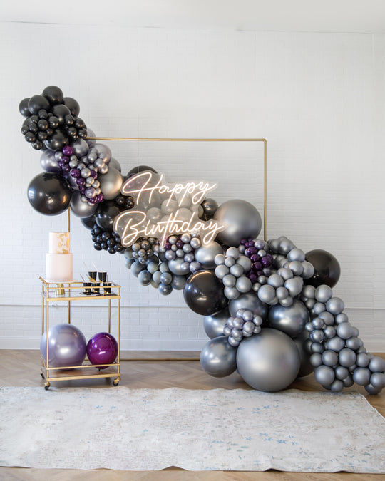 Feel The Beat - 7x7 Frame Install Piece with Neon Sign