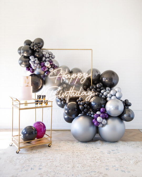 The Upside Down - 4x6 Frame Install Piece with Neon Sign