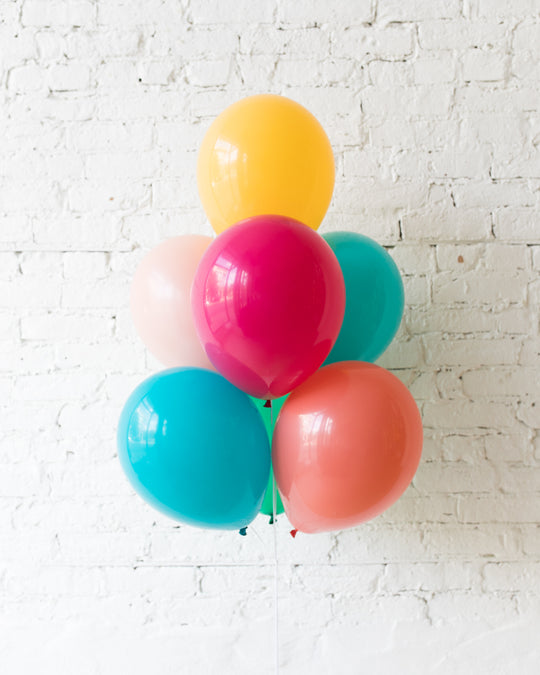 Tropical Time - 11in Balloons - bouquet of 7