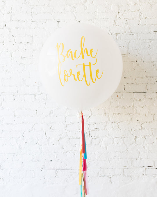 Tropical Time - Bachelorette Giant Balloon with Tassel
