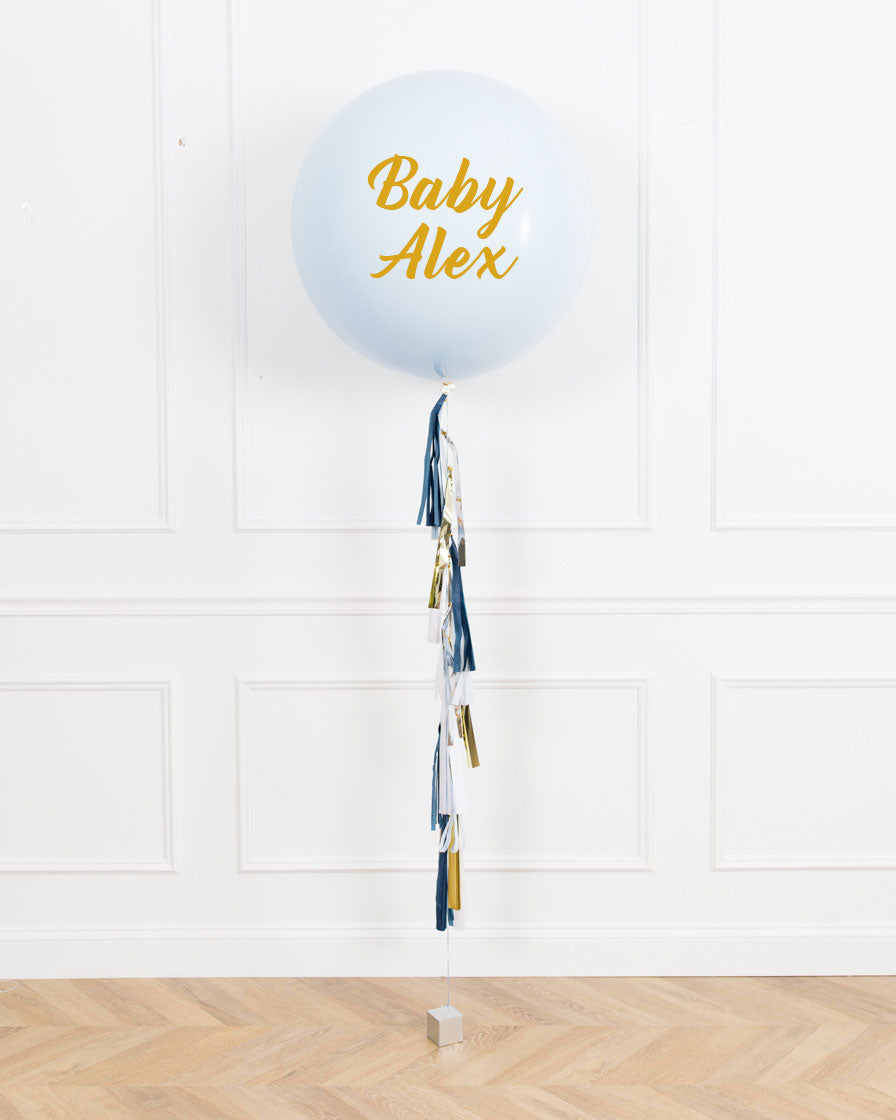 twinkle-baby-shower-balloons-blue-silver-gold-giant-tassel-personalized-tassel