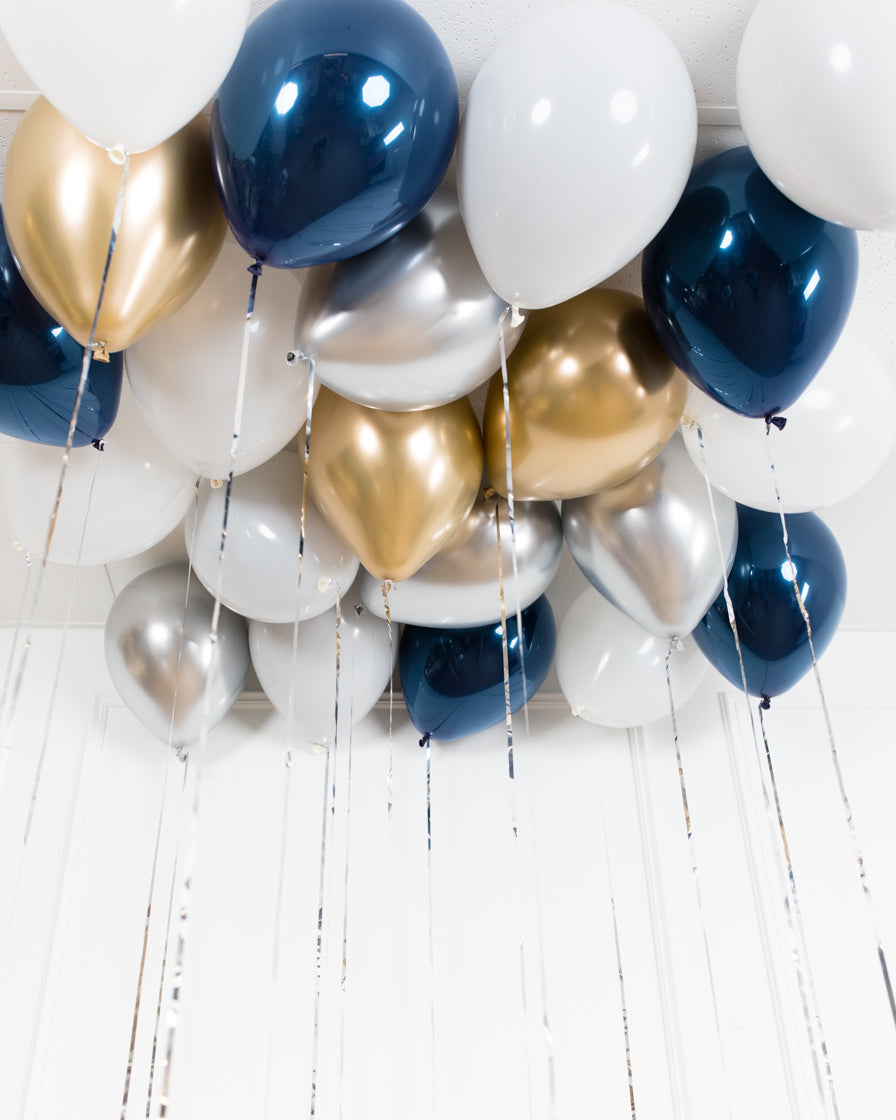 twinkle-baby-shower-balloons-blue-silver-gold-ceiling-floor-set