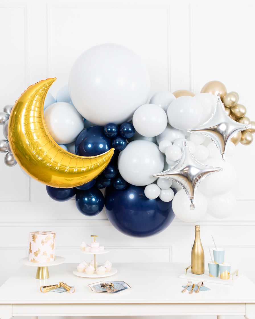 twinkle-baby-shower-balloons-blue-silver-gold-backdrop-floating-foil