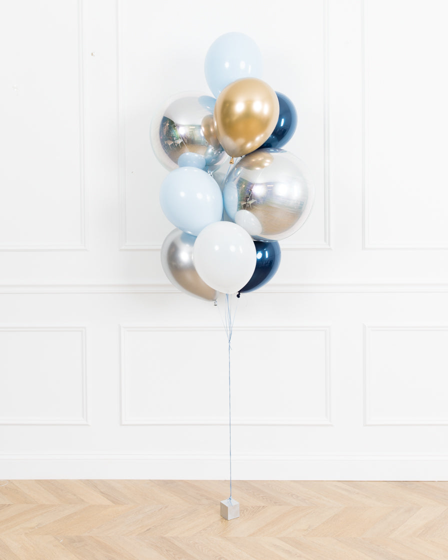 twinkle-baby-shower-balloons-blue-silver-gold-bouquet-orb