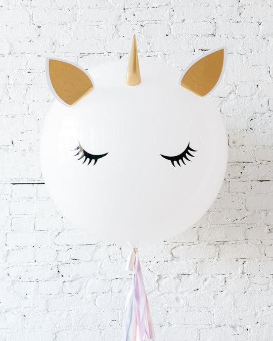 Unicorn Specialty Giant Balloon with Tassel