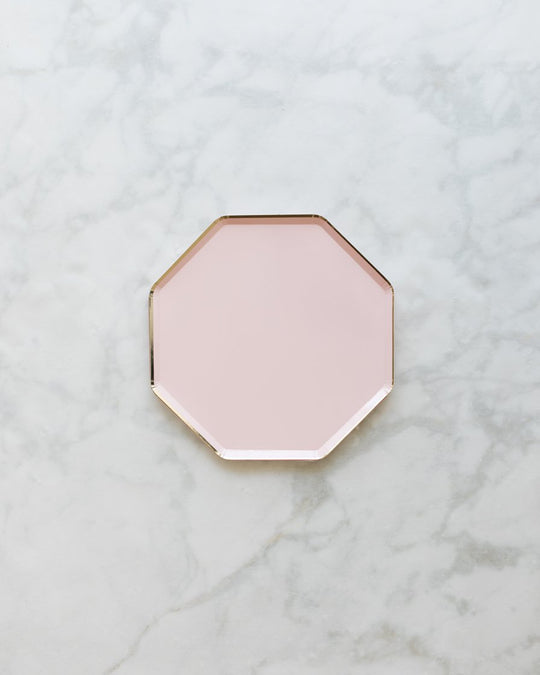 Meri Meri Dusty Pink Dinner Plates - pack of 8