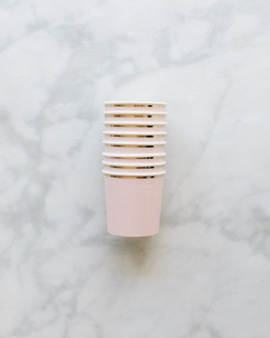 Meri Meri Pink Cups - pack of 8