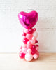 valentine-magenta-balloon-column
