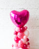 valentine-magenta-balloon-column