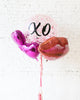 XO Hearts and Kiss Giant Balloon Bouquet