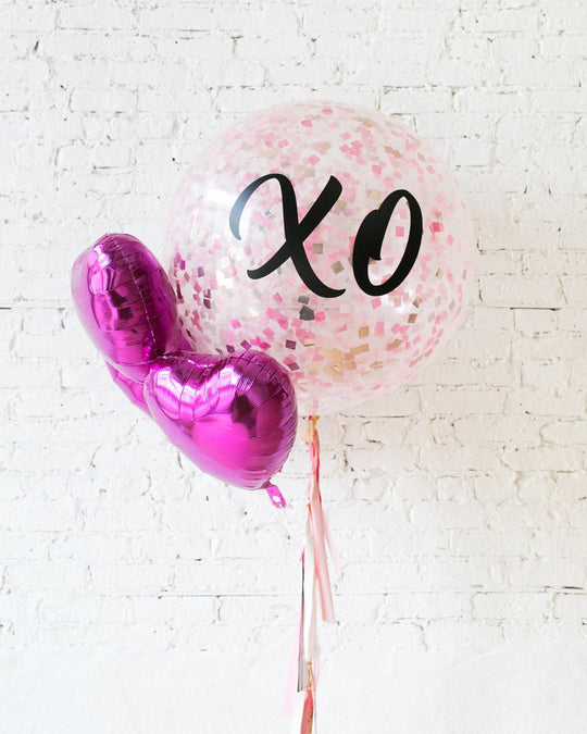 GIFT-Giant XO Love Palette Confetti Balloon