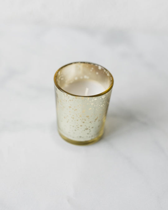 Gold Mercury Votives - set of 6