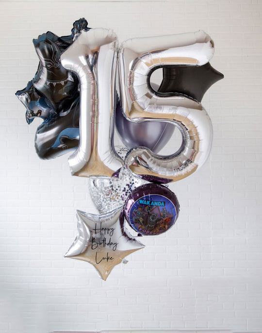 GIFT- Panther King - Double-Digit Number Birthday Bouquet