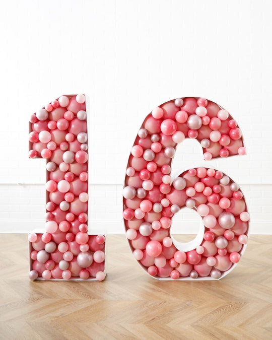 Life In Plastic - Number Mosaics - 4ft